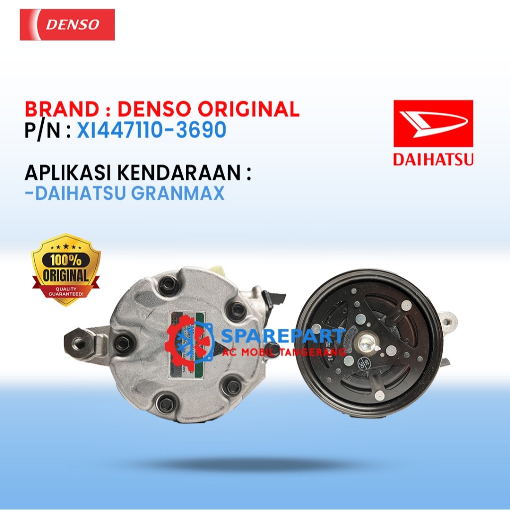 Kompresor AC – Magnet Clutch Gran Max Assy XI447110-3690/2220 – Original Denso