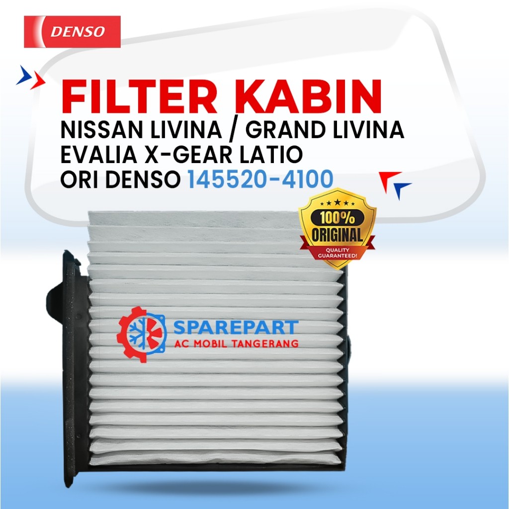 FILTER KABIN FILTER UDARA AC LIVINA X-GEAR 145520-4100 DENSO ORI