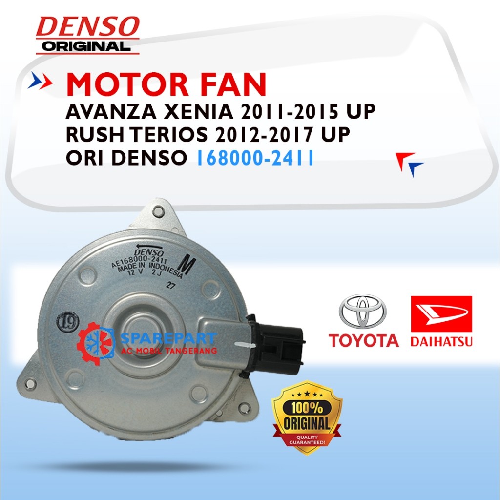 Motor Fan All New Avanza Xenia Rush Terios ORI Denso 168000-2410/2411