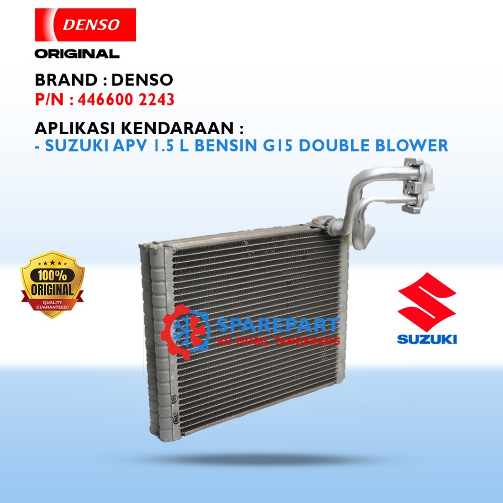 EVAPORATOR SUZUKI APV 1.5 L BENSIN G15 DOUBLE BLOWER DEPAN DENSO (TG446600-2243AM)