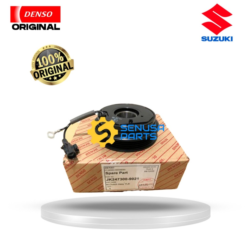 Magnet Clutch Suzuki Ertiga 1.4 L (single double blower) K14B 2012-2018 1st Gen Original Denso JK247300-9021/9020