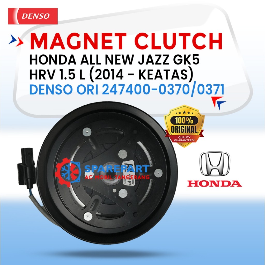 Magnet Clutch All New Jazz GK5 (2014 keatas) , HRV 1.5 L (2015 keatas) XI247400-0370/0371- Original Denso