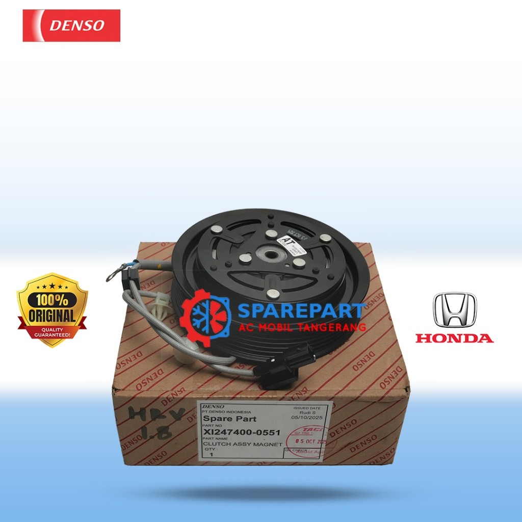 Magnet Clutch Honda HRV 1.8 (2015 Keatas) 247400-0550/0551 – Denso Original