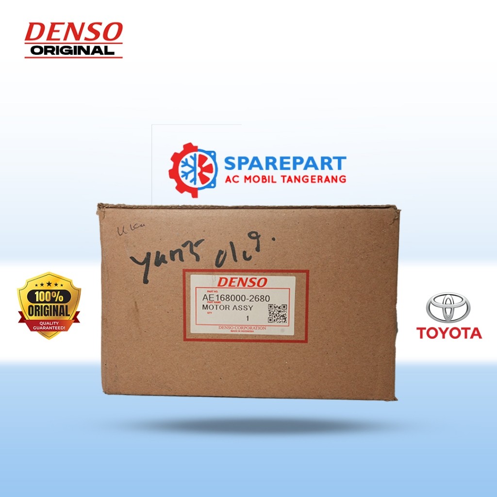 Motor Fan Vios Yaris 2006-2012 Original Denso AE168000-26803D
