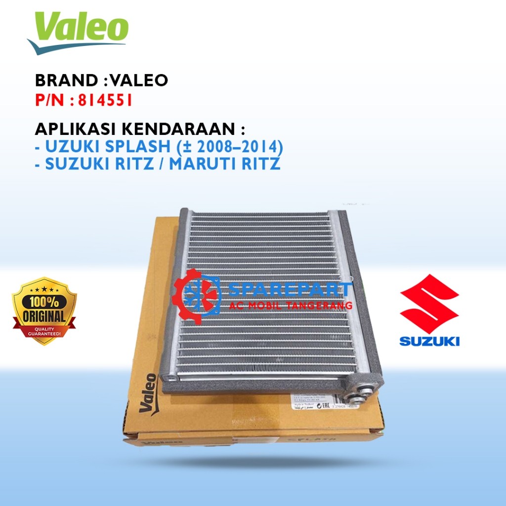 Evaporator Ac Mobil Suzuki Splash Maruti VALEO 814551