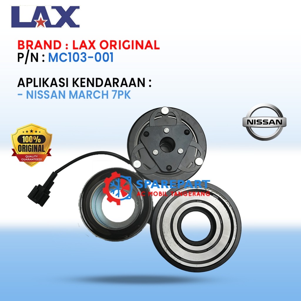Magnet Clutch Nissan March 7PK MC103-001- Original LAX