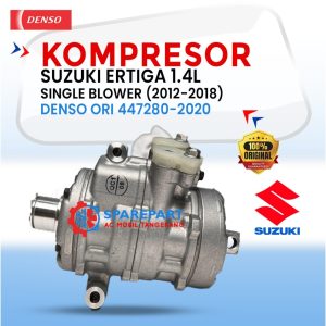 Kompresor AC Suzuki Ertiga 1.4L, Single Blower (2012-2018) 447280-2020 – Original Denso